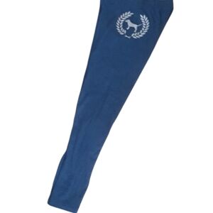 Size S Victoria Secret pink gray logo sparkly leggings